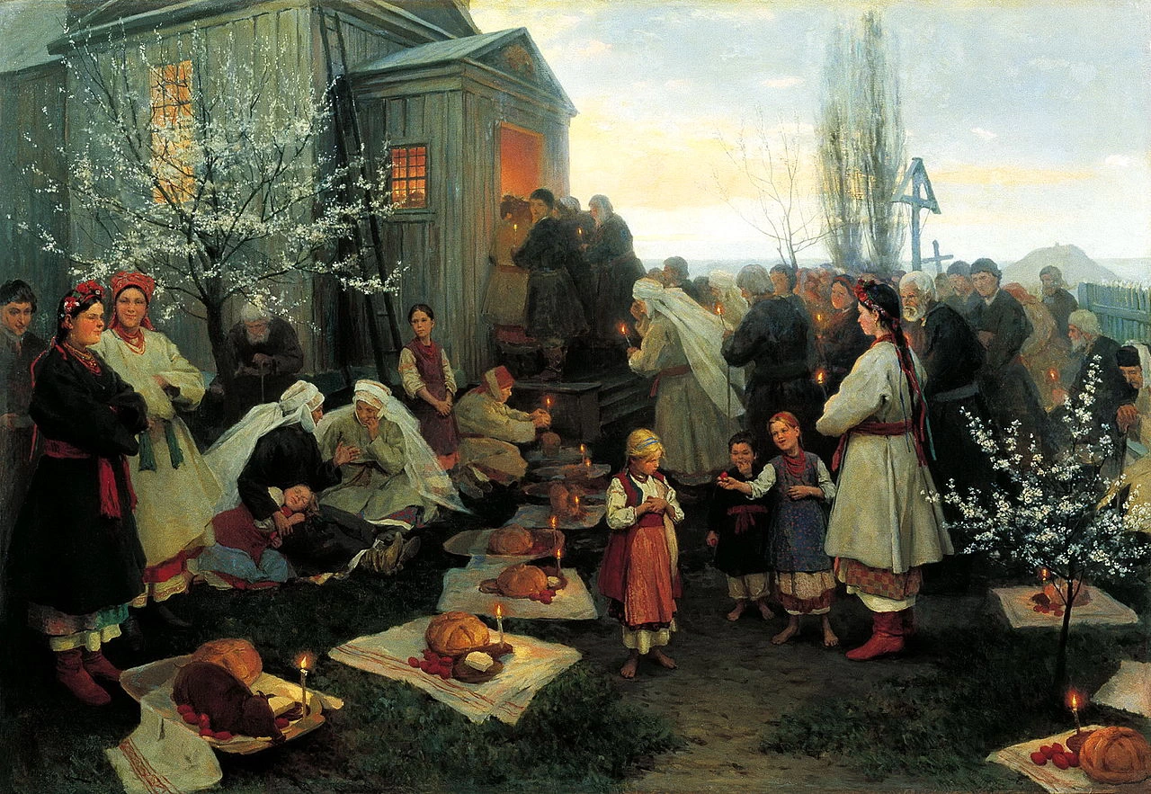 Preghiera del mattino di Pasqua in Malorosia